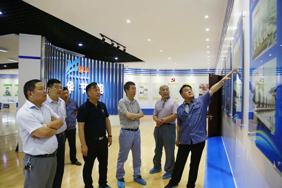 市科技局局长王进莅临隆华调研工作