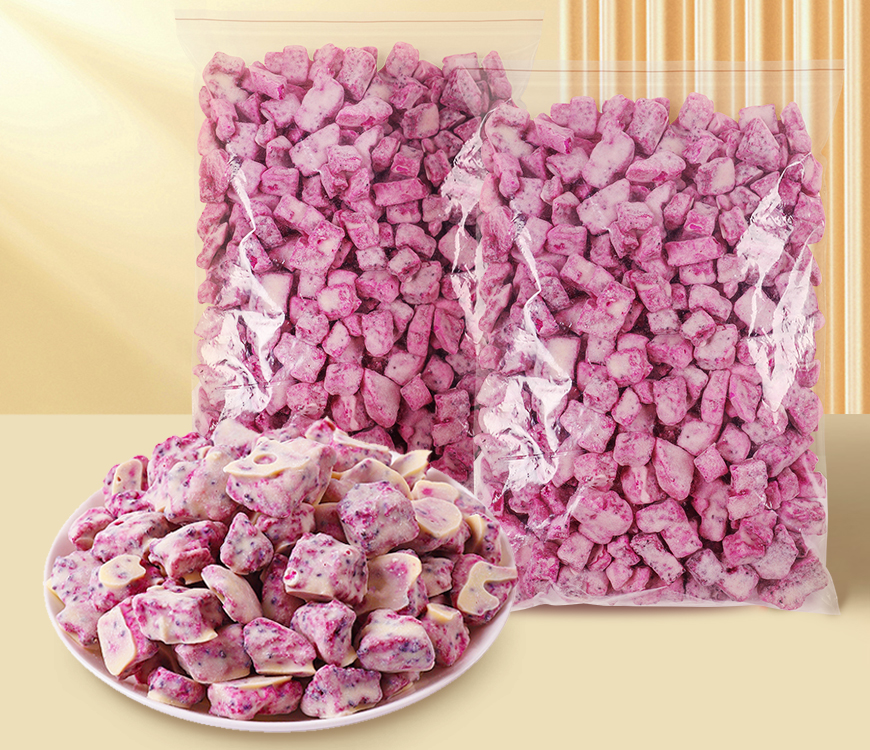 散装冻干涂层火龙果脆水果蔬菜脆片厂家生产代理批发代加工订制出口