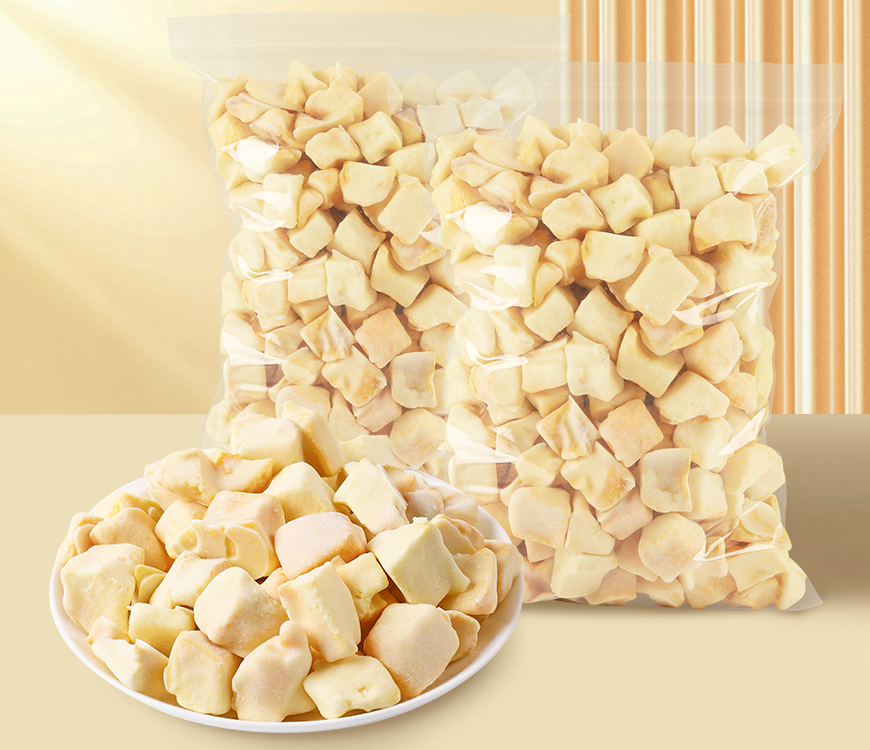 散装冻干涂层黄桃脆水果蔬菜脆片厂家生产代理批发代加工订制出口